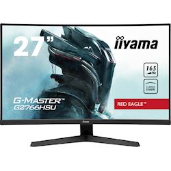 iiyama G-Master Red Eagle curved gaming monitor G2766HSU-B1 27" Black, Full HD, 165Hz, 1ms, FreeSync, HDMI, Display Port, USB Hub