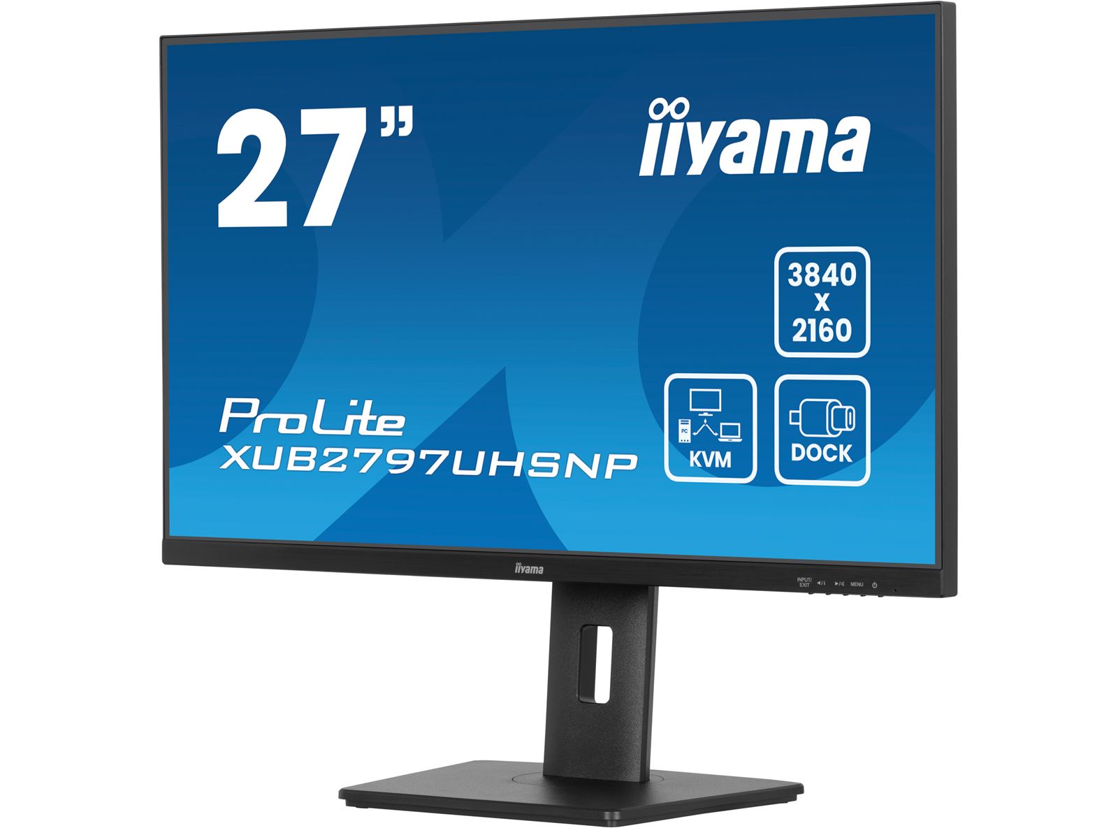 iiyama ProLite XUB2797UHSNP-B1 IPS with KVM Switch and USB-C