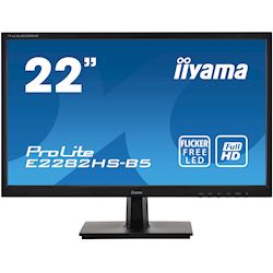 iiyama ProLite monitor E2282HS-B5 22" Full HD, Black, HDMI, 1ms
