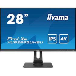 iiyama ProLite XUB2893UHSU-B1, 28", IPS panel, 4K resolution, 3-side borderless design, Height Adjustable stand, flicker free & blue light reducer