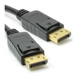 DPG-002011 DisplayPort Male Plug to Plug Video Cable GOLD 1m LOCKING