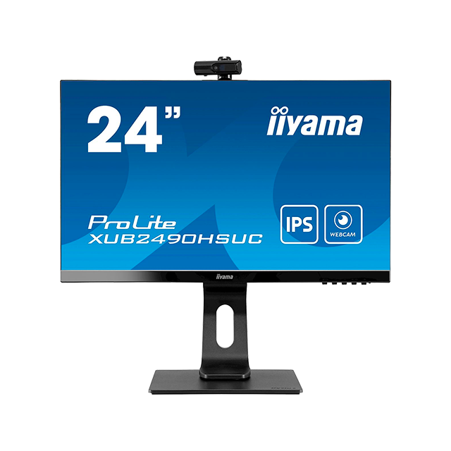 iiyama ProLite monitor with built in webcam and microphone
