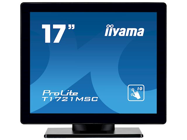 iiyama ProLite monitor T1721MSC-B1 17" Black, 5:4, Projective Capacitive 10pt touch, Bezel Free image 0