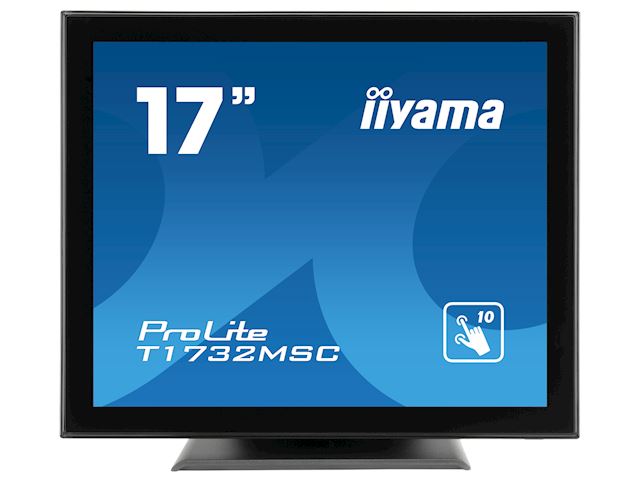 Iyama ProLite touch screen monitor T1732MSC-B5X 17" Black, 5:4, Projective Capacitive 10pt Touch, HDM, Display Port, Bezel Free image 0