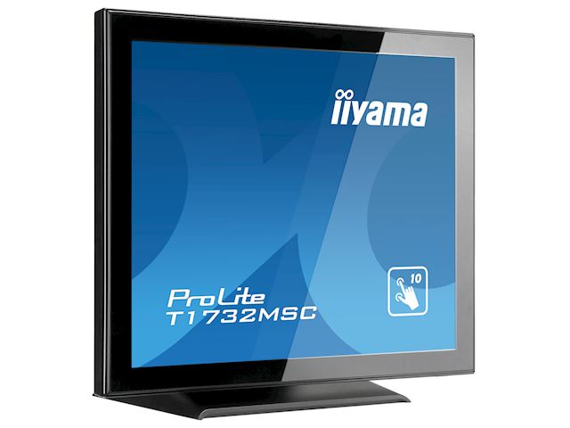 Iyama ProLite touch screen monitor T1732MSC-B5X 17" Black, 5:4, Projective Capacitive 10pt Touch, HDM, Display Port, Bezel Free image 4