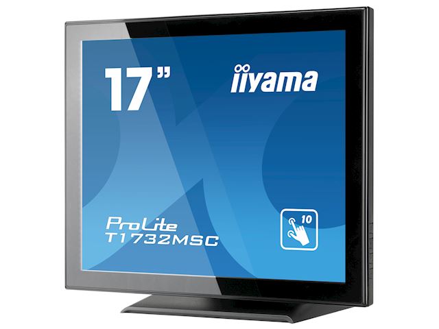 Iyama ProLite touch screen monitor T1732MSC-B5X 17" Black, 5:4, Projective Capacitive 10pt Touch, HDM, Display Port, Bezel Free image 3