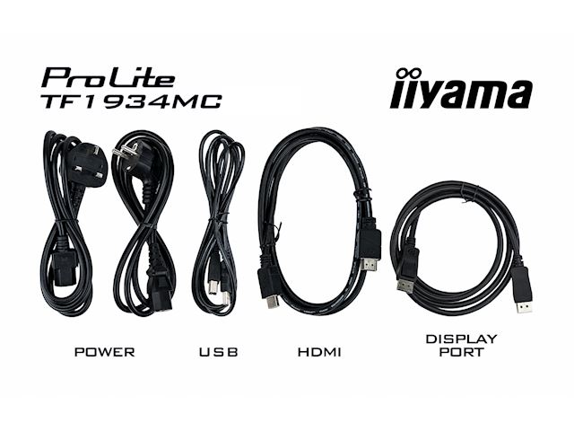 iiyama ProLite TF1934MC-B7X  19" Black, IPS, 5:4, 10pt touch, Projective Capacitive, touch through glass function image 6