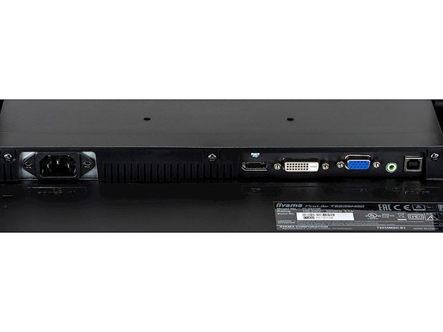 iiyama ProLite monitor T2235MSC-B1  22" Black, VA, Full HD, Projective Capacitive 10pt touch, Display Port image 10