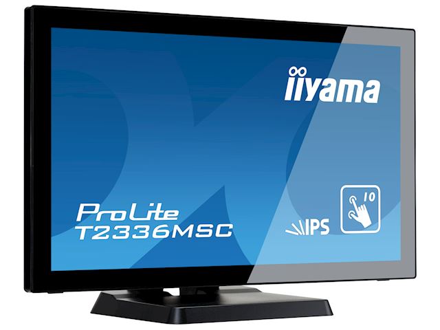 iiyama ProLite monitor T2336MSC-B2  23"  Black, IPS, Full HD, Projective Capacitive 10pt touch, HDMI, USB Hub image 3