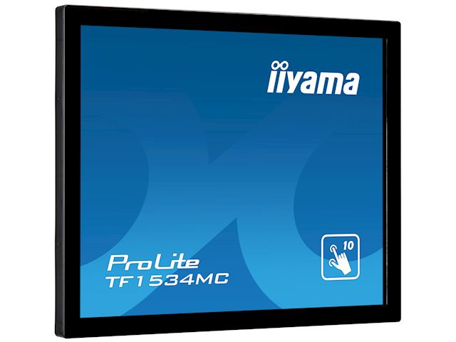 iiyama ProLite monitor TF1534MC-B7X 15", Projective Capacitive 10pt touch, Open frame, Scratch resistant, Anti-fingerprint coating, 4:3, HDMI, DisplayPort image 1