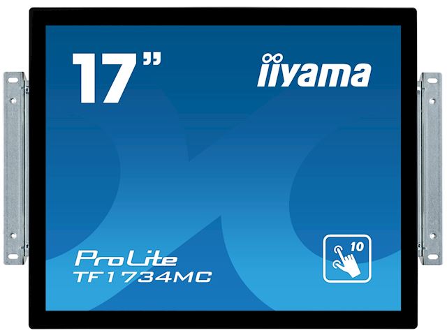 iiyama ProLite TF1734MC-B7X 17", Projective Capacitive 10pt touch, Glass overlay, Open frame, Scratch resistant, Anti-fingerprint coating, Water and dust resistant image 1