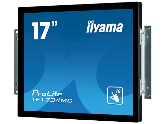 iiyama ProLite TF1734MC-B7X 17", Projective Capacitive 10pt touch, Glass overlay, Open frame, Scratch resistant, Anti-fingerprint coating, Water and dust resistant image 4