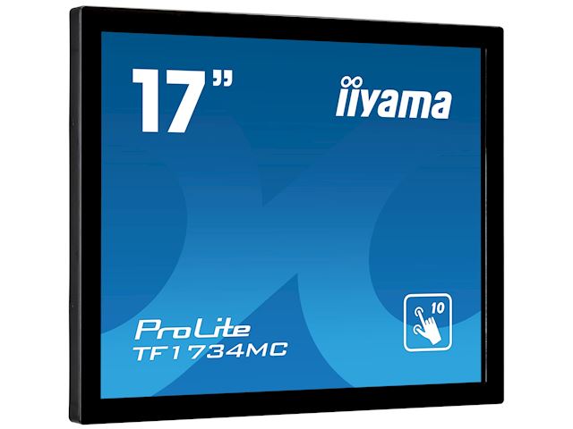 iiyama ProLite TF1734MC-B7X 17", Projective Capacitive 10pt touch, Glass overlay, Open frame, Scratch resistant, Anti-fingerprint coating, Water and dust resistant image 10