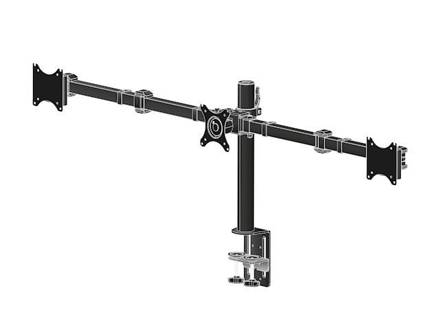 iiyama DS1003C-B1 triple desk mount arm image 2