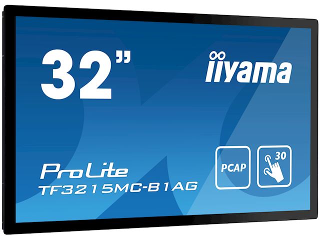iiyama ProLite monitor TF3215MC-B1AG 31.5", AMVA3, Full HD, Open Frame, Projective Capacitive, 30pt touch screen, AG coating, VGA/HDMI image 1