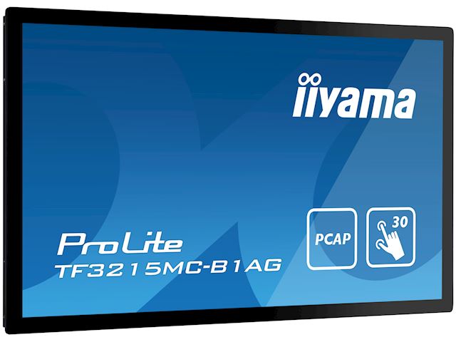 iiyama ProLite monitor TF3215MC-B1AG 31.5", AMVA3, Full HD, Open Frame, Projective Capacitive, 30pt touch screen, AG coating, VGA/HDMI image 2