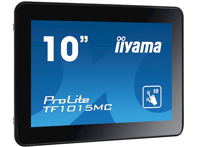 iiyama ProLite monitor TF1015MC-B2 10.1", Open Frame, Projective Capacitive, 10pt touch screen, VGA/HDMI/DisplayPort image 1