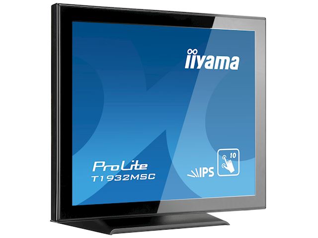 iiyama ProLite monitor T1932MSC-B5AG, 19", Scratch resistive, Projective Cpacitive 10pt touch, HDMI, DisplayPort, Water and dust protection image 2