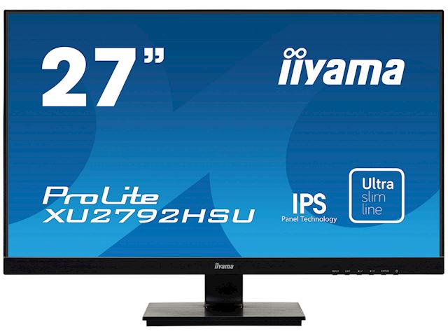 iiyama ProLite XU2792HSU-B1, Ultra Slim, IPS, HDMI, Edge to edge design monitor image 0