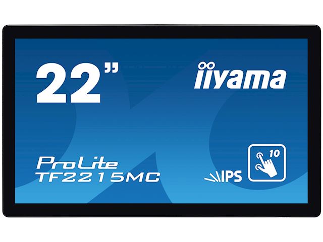 iiyama Prolite TF2215MC-B2 22" Black, Full HD, Projective Capacitive 10pt Touch, IPS Touch screen image 0