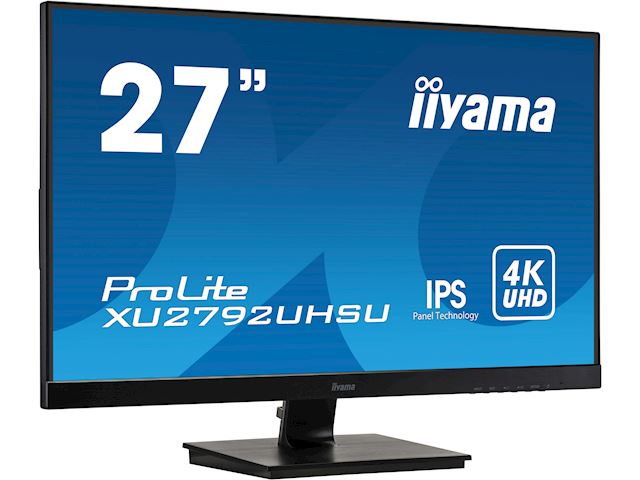 iiyama ProLite monitor XU2792UHSU-B1 27", IPS, 4k, HDMI, DisplayPort, USB Hub, PIP, PBP image 2