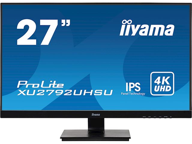 iiyama ProLite monitor XU2792UHSU-B1 27", IPS, 4k, HDMI, DisplayPort, USB Hub, PIP, PBP image 0