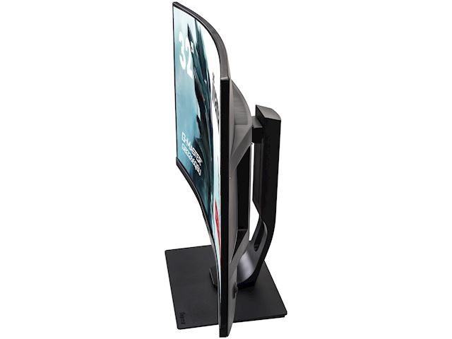iiyama G-Master Red Eagle curved gaming monitor GB3266QSU-B1 32" Black, 2560 x 1440, 1ms, 144hz, FreeSync, HDMI, Display Port, Height Adjustable image 5