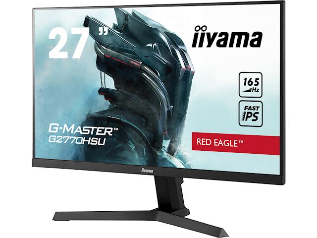 iiyama G-Master Red Eagle gaming monitor G2770HSU-B1 27" Black, Ultra Slim Bezel, IPS, 165Hz, 0.8ms, FreeSync, HDMI, Display Port, USB Hub image 3