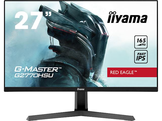 iiyama G-Master Red Eagle gaming monitor G2770HSU-B1 27" Black, Ultra Slim Bezel, IPS, 165Hz, 0.8ms, FreeSync, HDMI, Display Port, USB Hub image 0