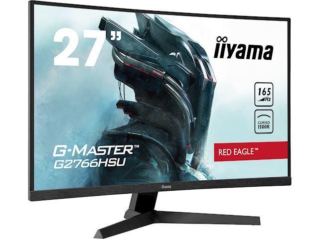 iiyama G-Master Red Eagle curved gaming monitor G2766HSU-B1 27" Black, Full HD, 165Hz, 1ms, FreeSync, HDMI, Display Port, USB Hub image 10