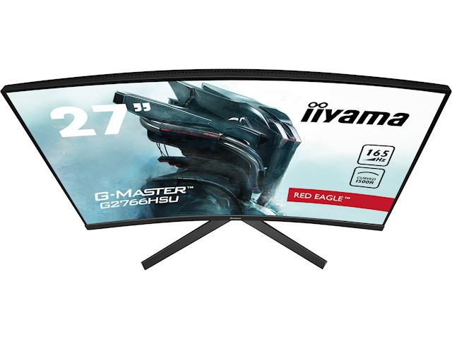 iiyama G-Master Red Eagle curved gaming monitor G2766HSU-B1 27" Black, Full HD, 165Hz, 1ms, FreeSync, HDMI, Display Port, USB Hub image 11