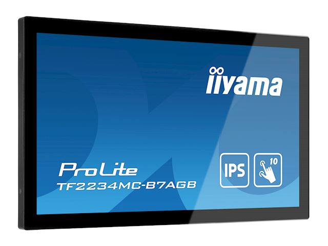 iiyama ProLite monitor TF2234MC-B7AGB 22", PCap touch through glass, 10pt touch, Anti-glare, HDMI, DP, 16:9, IPS, Scratch resistive, Anti-fingerprint coating image 6