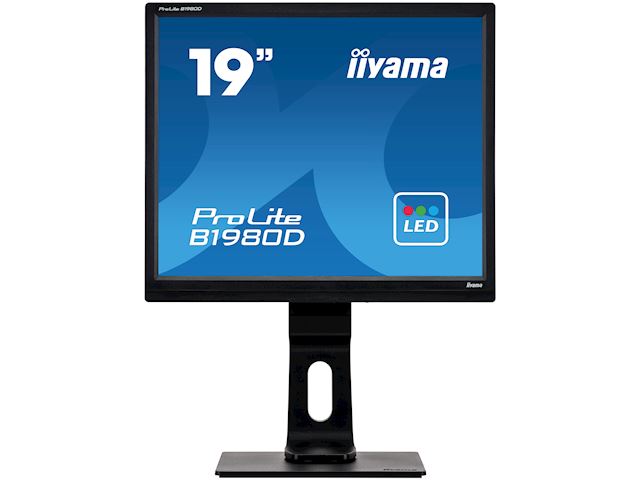 iiyama ProLite monitor B1980D-B1 19" 5:4 Black, Height Adjustable, Black image 0