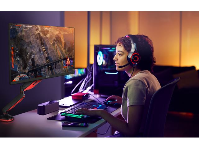 iiyama DSG3001C-R1 elite gaming aluminium gas spring monitor arm image 12