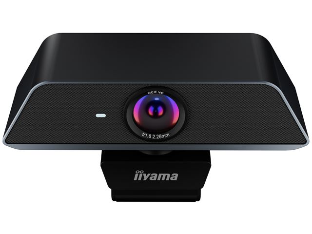 iiyama UC CAM120UL-1 4K Conference webcam for 120-degree FOV and autoframing  image 1
