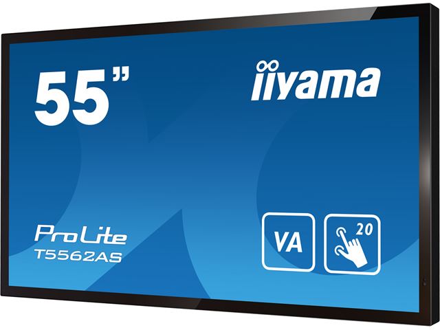 iiyama ProLite monitor T5562AS-B1 55", P-Cap 20pt Touch, 4K, VA panel Touch Screen with Android OS image 5