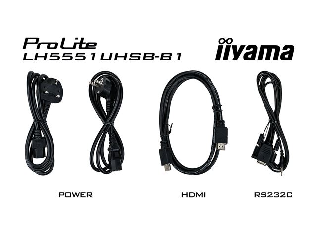 iiyama Prolite monitor LH5551UHSB-B1 55" IPS Slim Bezel, 4K UHD, 24/7, Landscape/Portrait, LAN Control, high brightness image 13
