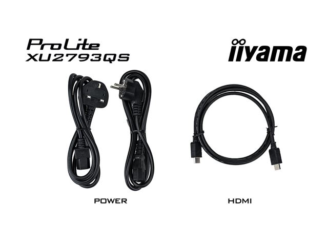 iiyama ProLite XU2793QS-B1 monitor, 3-side borderless, IPS, WQHD res, HDMI, DisplayPort, Flicker free and Blue light reducer  image 5