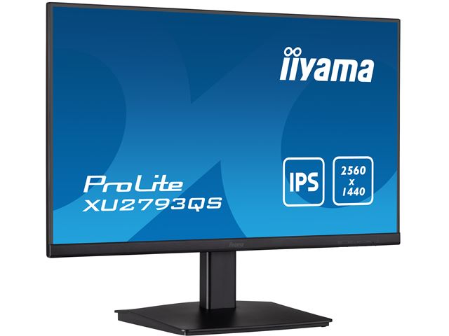 iiyama ProLite XU2793QS-B1 monitor, 3-side borderless, IPS, WQHD res, HDMI, DisplayPort, Flicker free and Blue light reducer  image 6