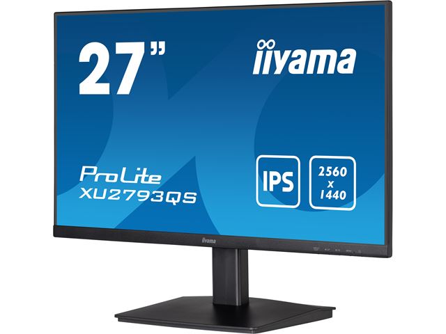 iiyama ProLite XU2793QS-B1 monitor, 3-side borderless, IPS, WQHD res, HDMI, DisplayPort, Flicker free and Blue light reducer  image 7