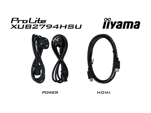 iiyama ProLite XUB2794HSU-B1, Height Adjustable 27" Ultra Slim, VA, HDMI, 3-side-borderless design monitor image 10