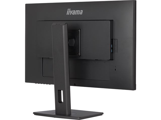 iiyama ProLite monitor XUB2792QSN-B5 27" IPS, WQHD, USB-C dock and RJ45 (LAN), 3-side borderless, HDMI, Display Port, USB-C dock, Height Adjustable.  image 9