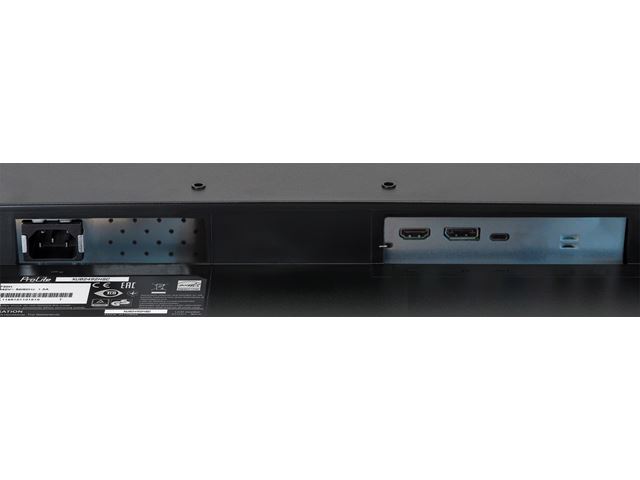 iiyama ProLite monitor XUB2492HSC-B5 24" IPS, Height Adjustable, 3-side borderless design, USB-C, flicker free blue light reducer image 5