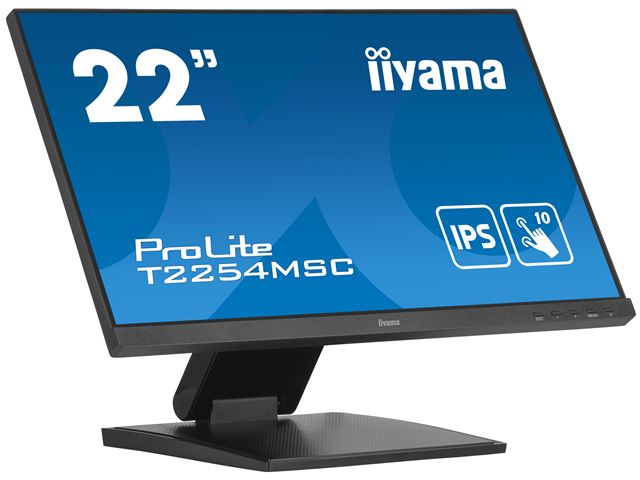 iiyama ProLite monitor T2254MSC-B1AG 22", Projective Capacitive 10pt touch, Anti-glare coating, IPS, Ultra thin bezel, HDMI image 4