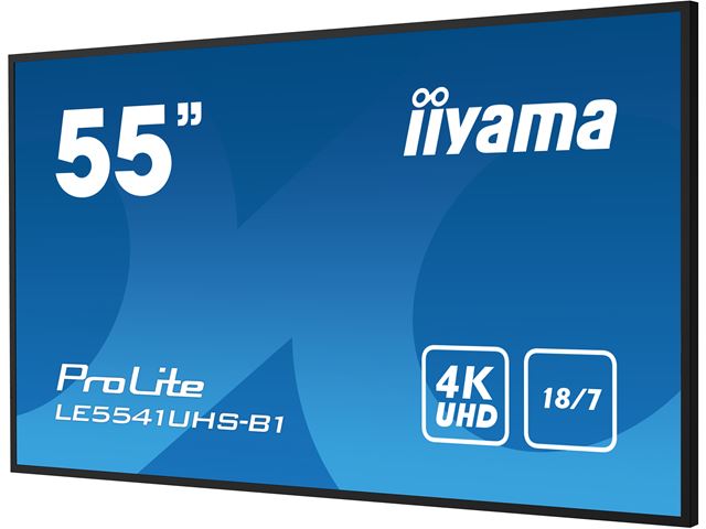 iiyama ProLite monitor LE5541UHS-B1 55" , IPS, 4K UHD, 18/7, 10W Speakers, Landscape, Lan control image 3