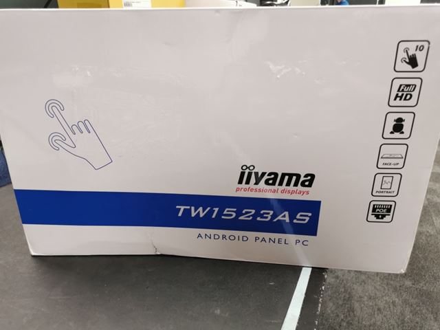 BOX DAMAGE iiyama ProLite TW1523AS-B1P, 15.6” Full HD PCAP 10pt touch screen with Android and POE Technology image 0