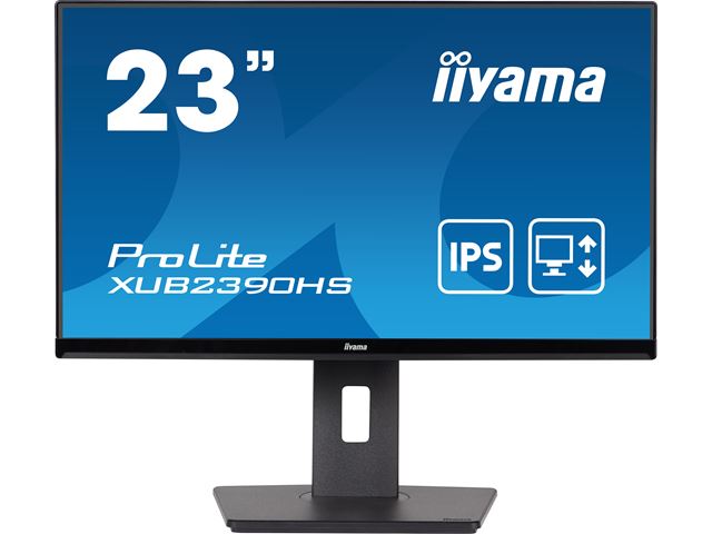 iiyama ProLite monitor XUB2390HS-B5 23" IPS, Full HD, Ultra Slim Bezel, Black, HDMI, Height Adjustable image 0