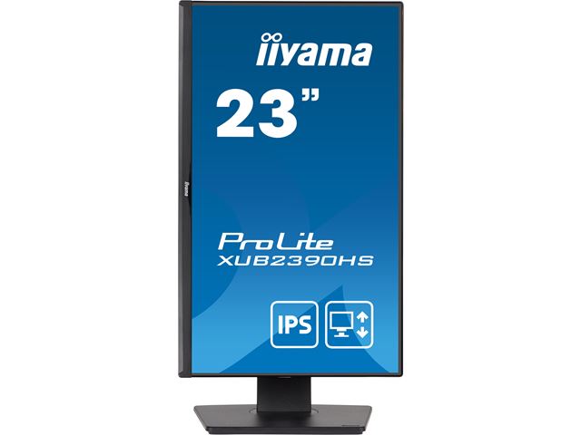 iiyama ProLite monitor XUB2390HS-B5 23" IPS, Full HD, Ultra Slim Bezel, Black, HDMI, Height Adjustable image 1