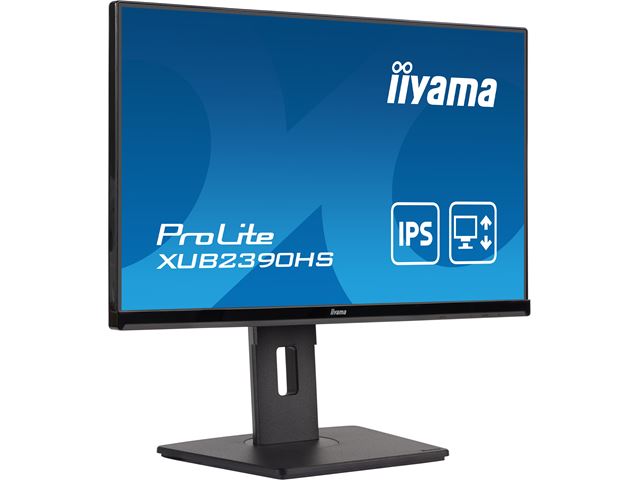 iiyama ProLite monitor XUB2390HS-B5 23" IPS, Full HD, Ultra Slim Bezel, Black, HDMI, Height Adjustable image 3