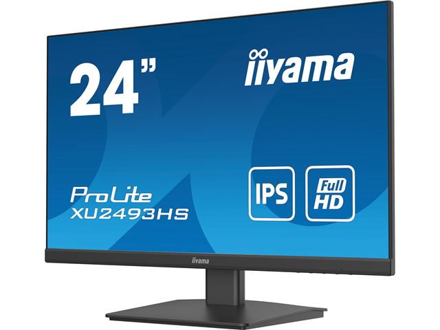 iiyama ProLite monitor XU2493HS-B5 24", IPS, Full HD, Black, 3-side borderless design, HDMI, DisplayPort, Blue light reducer, Flicker free image 3